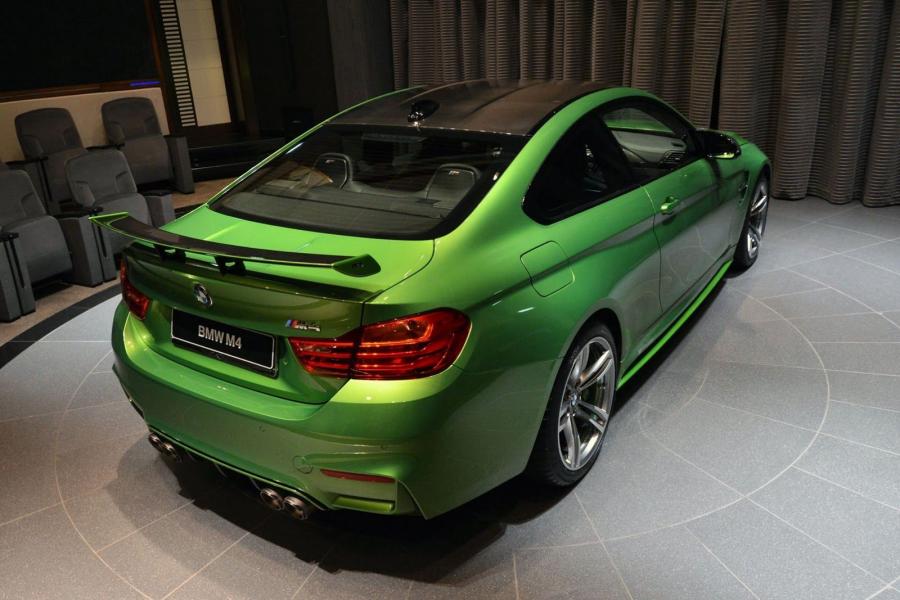 BMW M4 Coupe Java Green by Abu Dhabi Motors 2015 года  (фото 16 из 34)